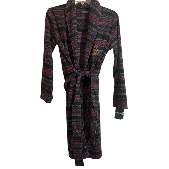 Lauren Ralph Lauren Other - Lauren Ralph Lauren Aztec Print Fleece Robe Size XS